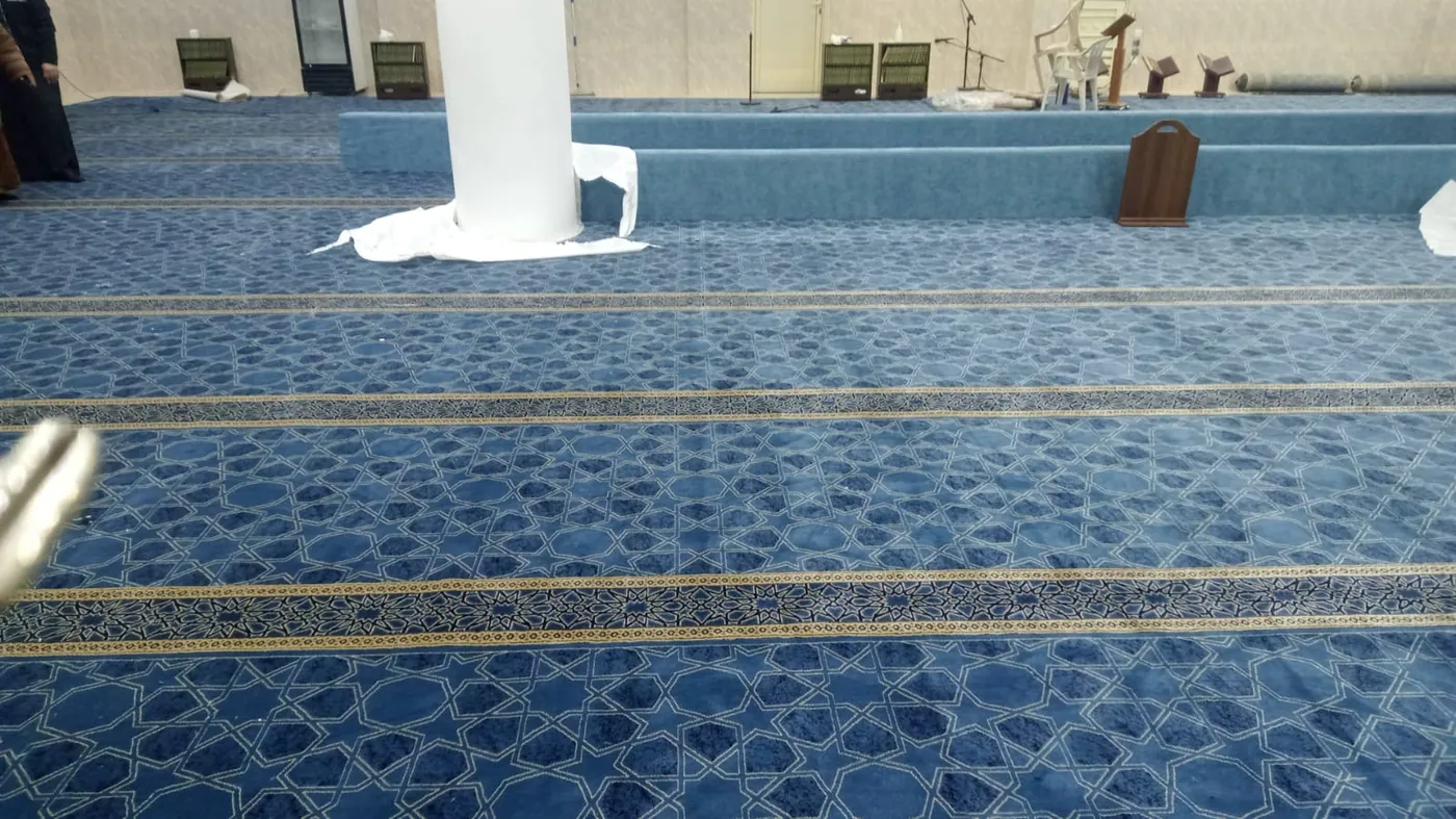 سجاد مساجد أزرق ملكي
